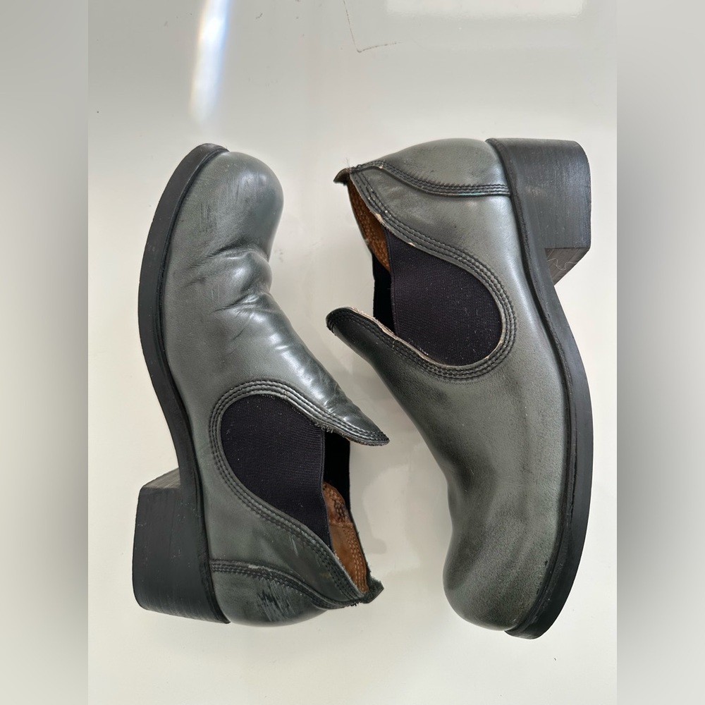 John Fluevog Polish Made Low Cut Chelsea Boots Women’s Size 4 UK / US 6,5 Grey - Picture 10 of 16